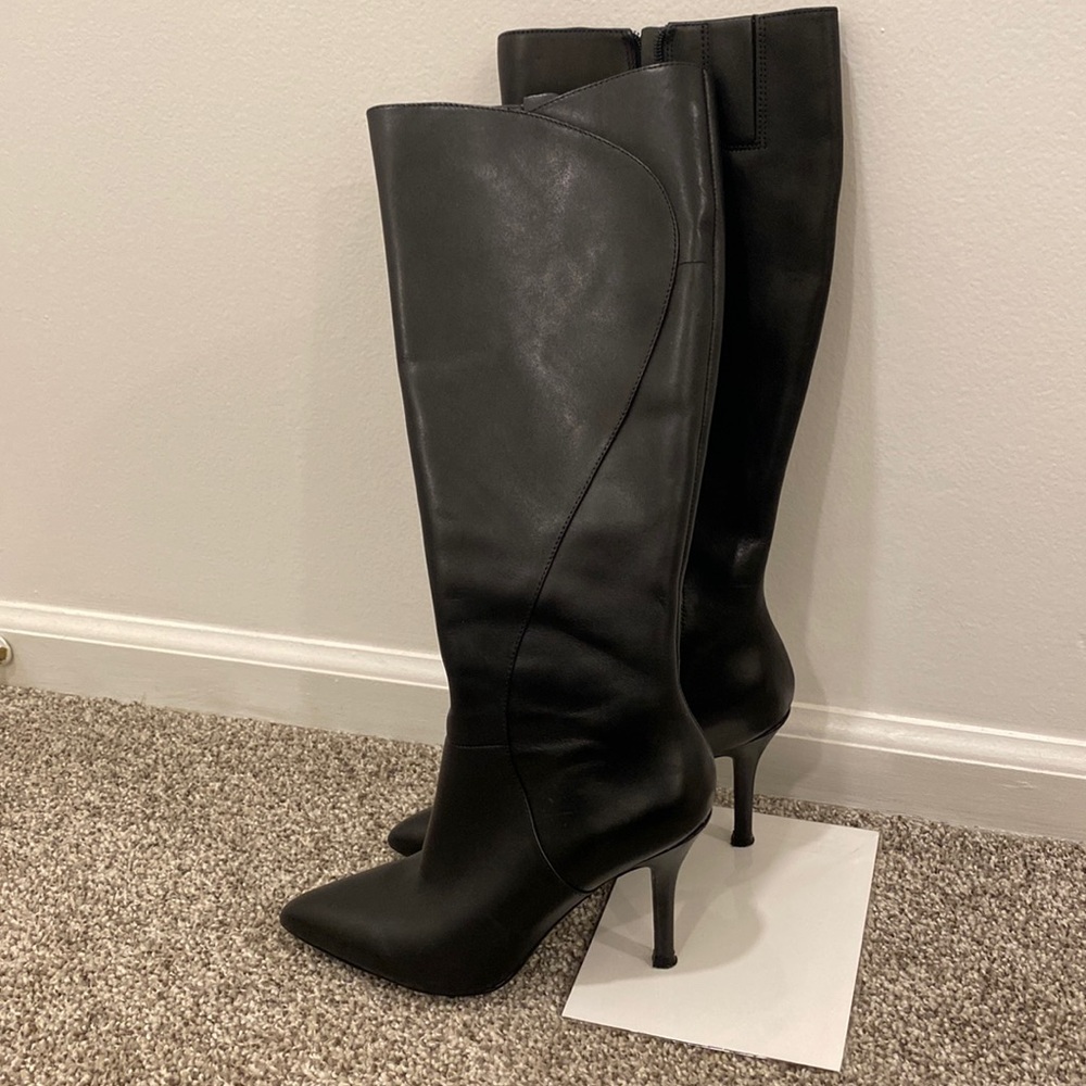 Nine West Black Heeled Boots